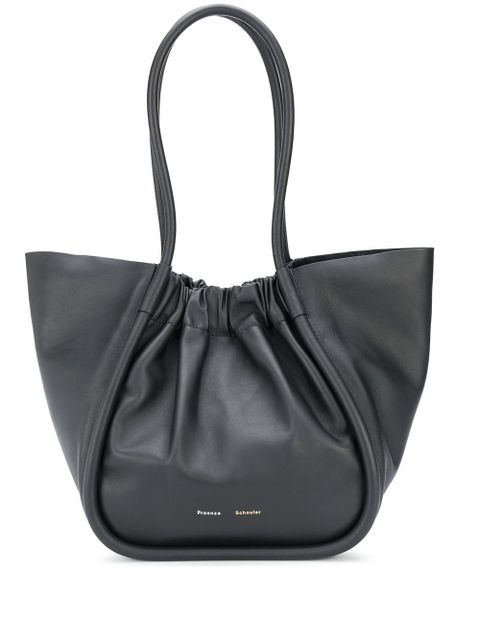 Proenza Schouler Ruched L tote bag - Black - zdjęcie produktu nr 1