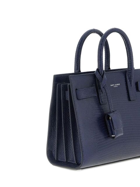 Saint Laurent Sac de Jour Nano leather tote bag - Blue
