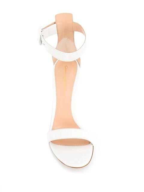 Gianvito Rossi Portofino 85mm leather sandals - White