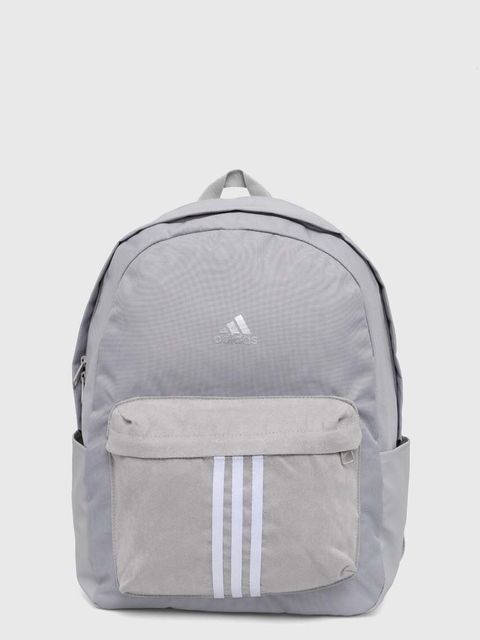 adidas plecak kolor szary duży z nadrukiem JF0800