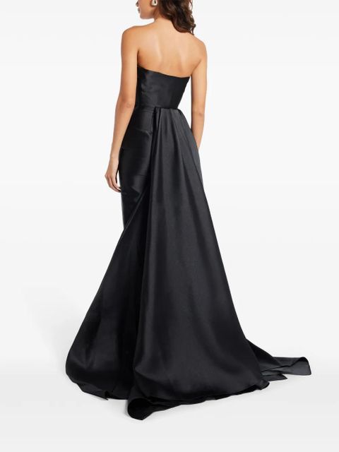 Solace London Tiffany strapless maxi dress - Black