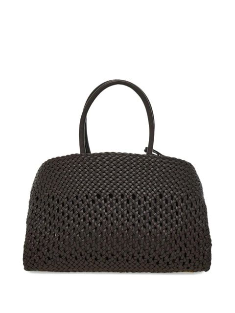 Ferragamo woven hug tote bag - Brown - zdjęcie produktu nr 2