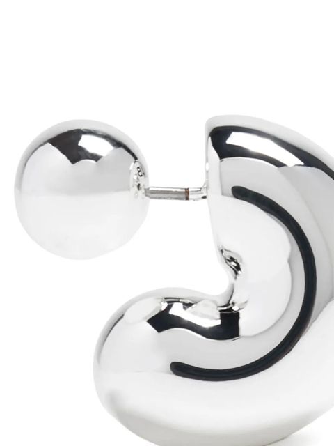 Jenny Bird Tome medium hoops - Silver - zdjęcie produktu nr 2