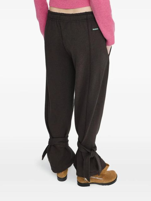 JW Anderson tie-fastening cuffed trousers - Brown