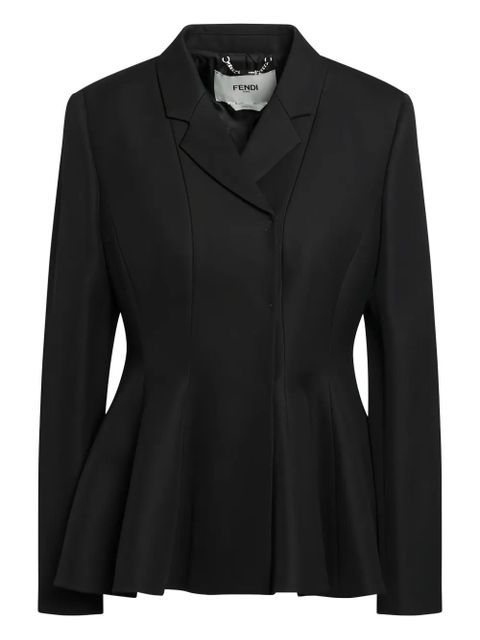 FENDI single-breasted blazer - Black - zdjęcie produktu nr 1