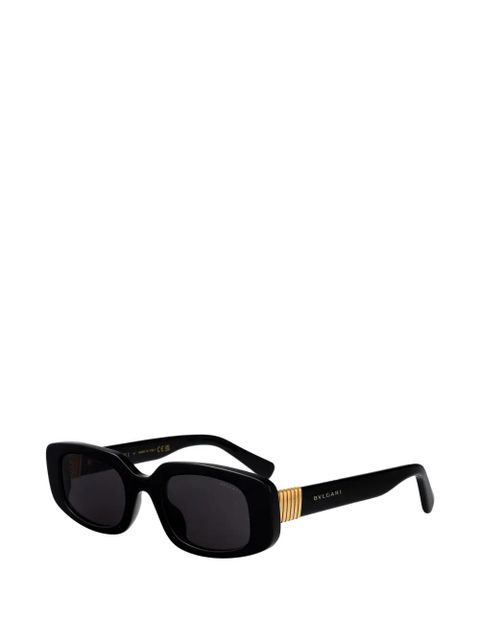 Bvlgari Tubogas rectangle sunglasses - Black - zdjęcie produktu nr 2