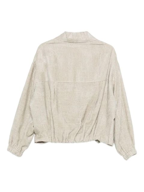 Alysi corduroy zip-front jacket - Neutrals - zdjęcie produktu nr 2