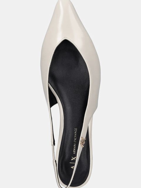 Armani Exchange szpilki kolor biały XW001651 AF17475 U1092