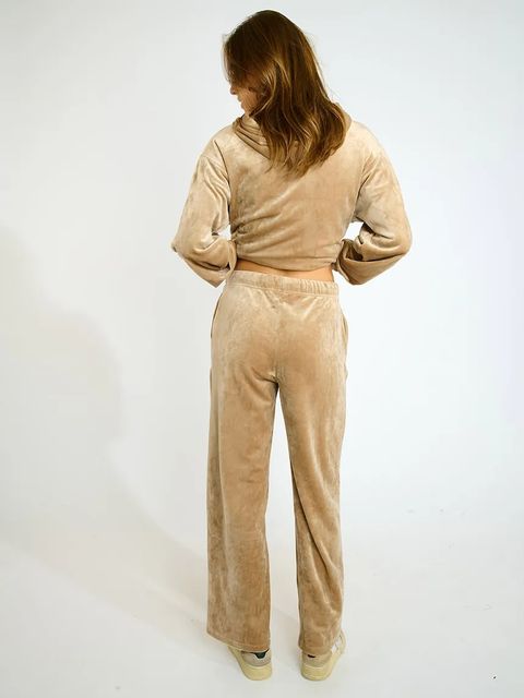 Banana Moon spodnie Seachic damskie kolor beżowy BOREAL.SEACHIC