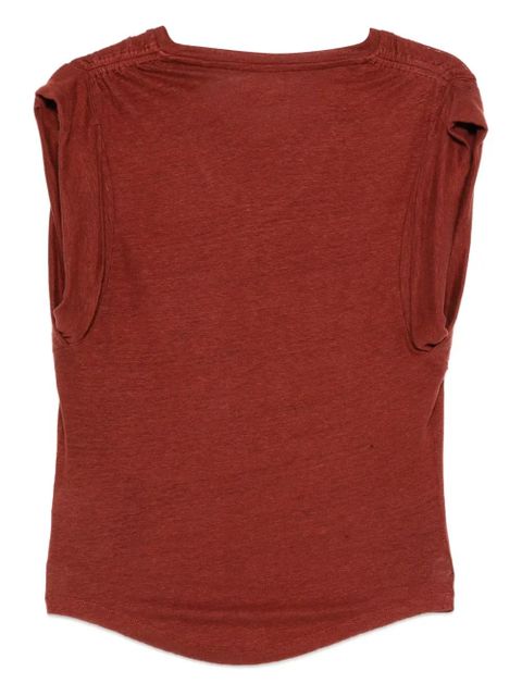 MARANT ÉTOILE Kotty T-shirt - Brown - zdjęcie produktu nr 2