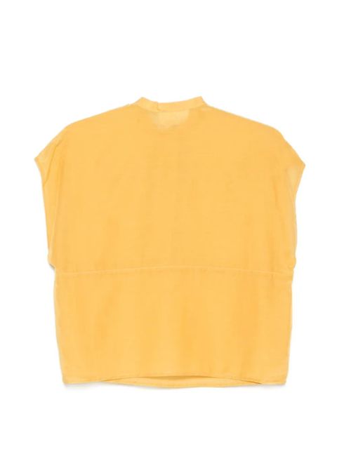 SOLOTRE buttoned blouse - Yellow - zdjęcie produktu nr 2