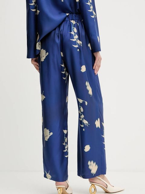 MM by Max Mara spodnie jedwabne HELGA