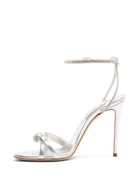 Casadei 100mm Taylor Julia sandals - Silver