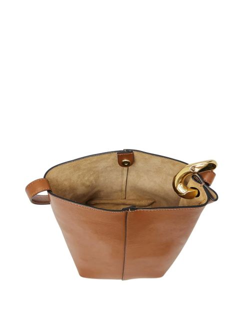 JW Anderson small Corner bucket bag - Brown