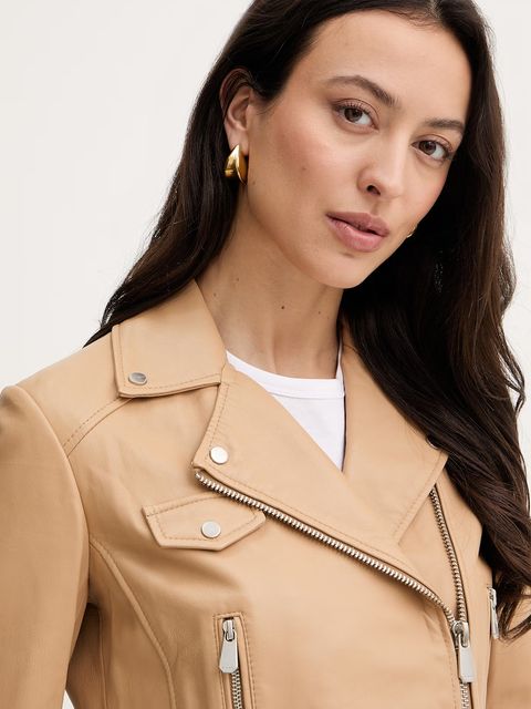 Pinko kurtka skórzana