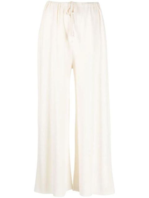 The Row drawstring-waist wide-leg trousers - Neutrals - zdjęcie produktu nr 1