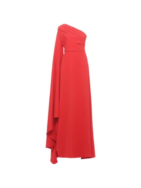 Solace London one-shoulder dress - Red - zdjęcie produktu nr 1