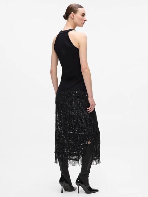 Karl Lagerfeld top bawełniany - zdjęcie produktu nr 1