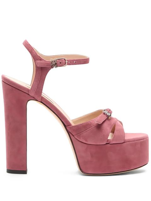 Casadei 80mm Patty platform sandals - Pink - zdjęcie produktu nr 1