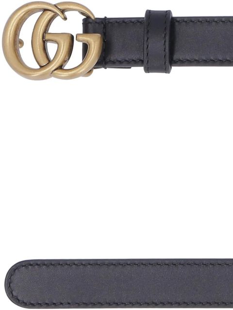 Gucci Double G-buckle leather belt - Black - zdjęcie produktu nr 2