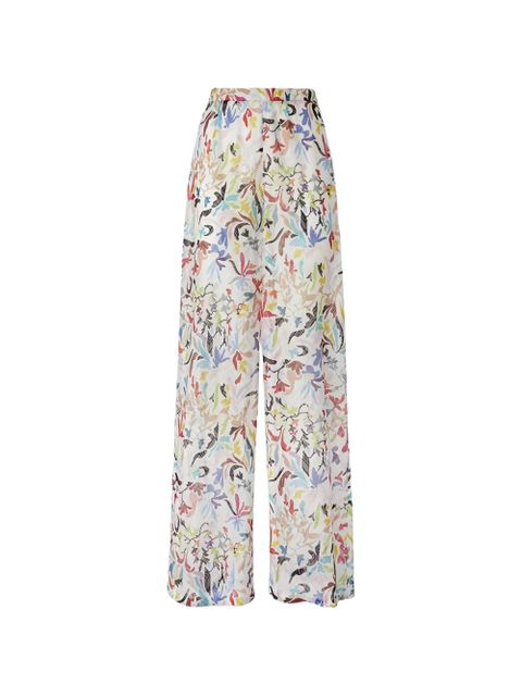 Missoni floral palazzo pants - White - zdjęcie produktu nr 1