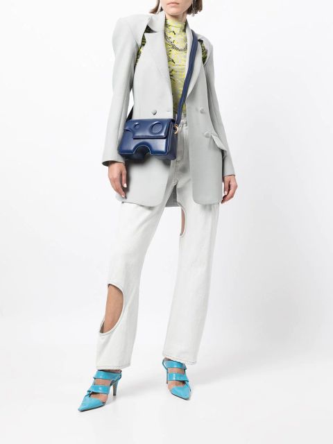 Off-White Burrow-22 shoulder bag - Blue