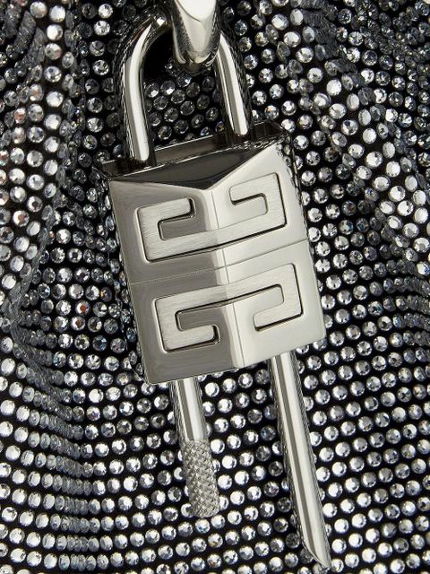 Givenchy mini Kenny crystal-embellished shoulder bag - Silver