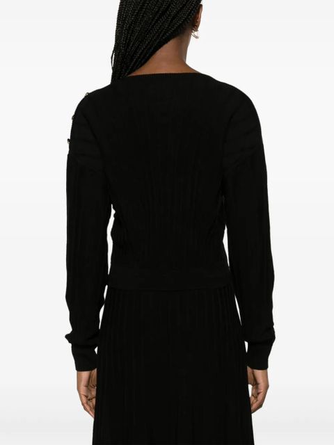 Ba&Sh Jynx ribbed cropped jumper - Black