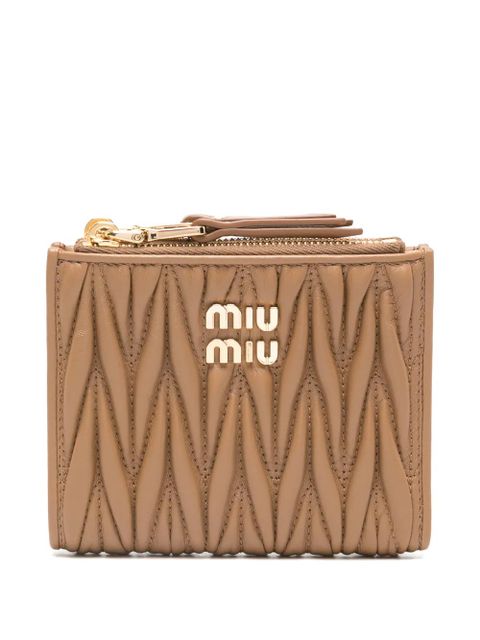 Miu Miu matelassé-design wallet - Brown - zdjęcie produktu nr 1