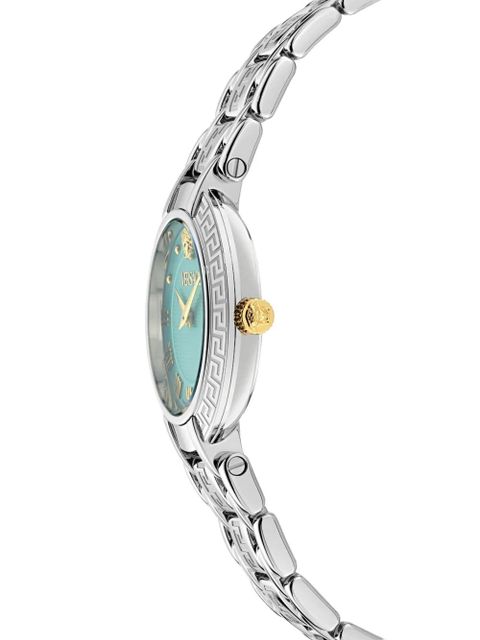 Versace petite Greca Goddess 34mm - Blue