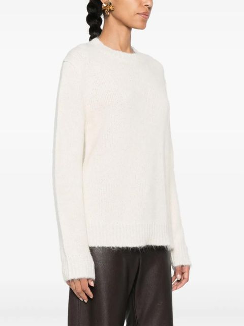 Jil Sander crew-neck sweater - White