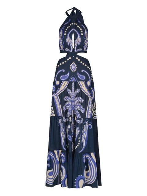 Johanna Ortiz Bloom cut-out maxi dress - Blue - zdjęcie produktu nr 1