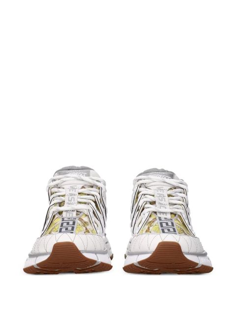 Versace Odissea leather sneakers - White
