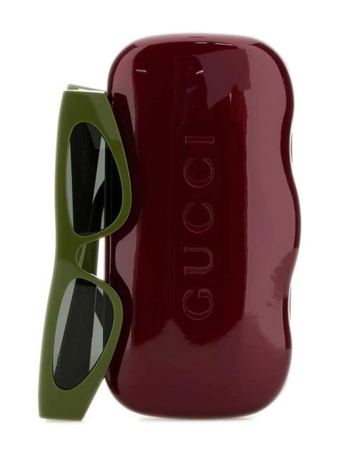 Gucci Eyewear cat-eye frame sunglasses - Green