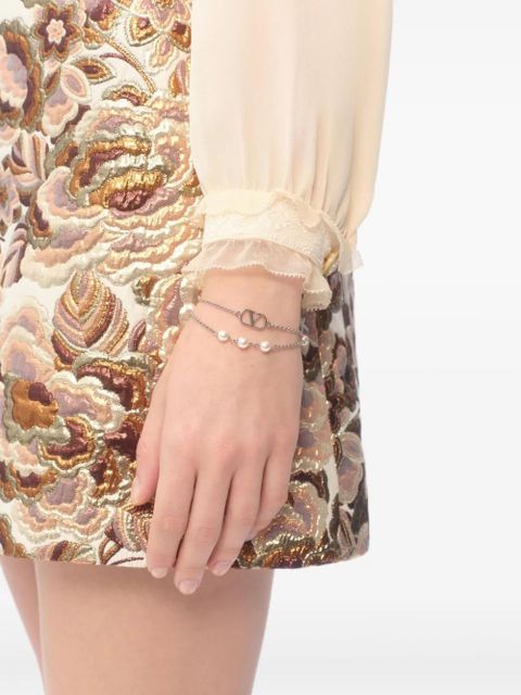 Valentino Garavani VLogo Signature double-chain bracelet - Silver