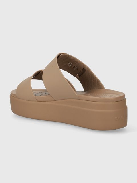 Crocs klapki Brooklyn Low Wedge Sandal