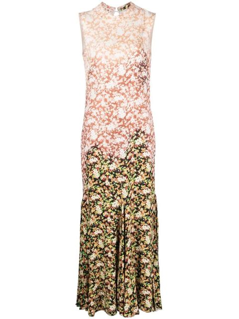 Marni floral-print maxi dress - Black - zdjęcie produktu nr 1