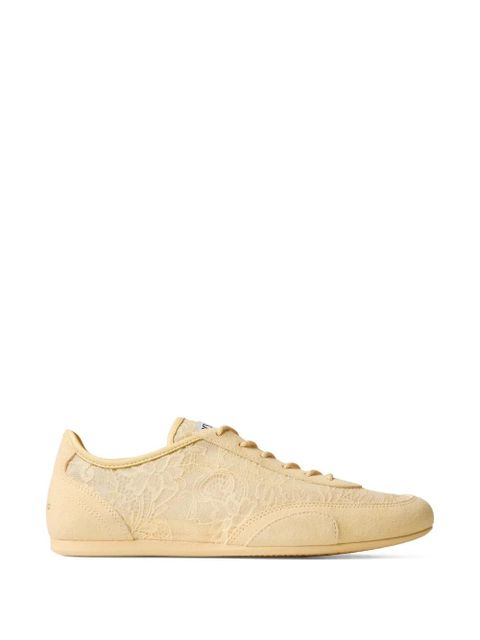 Jimmy Choo Sunny F lace sneakers - Neutrals