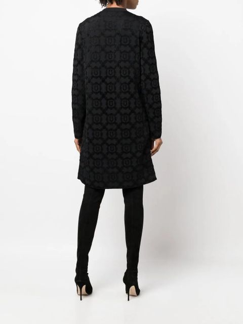 Ferragamo fitted single-breasted Gancini coat - Black