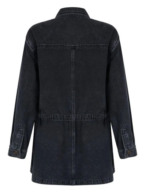 ISABEL MARANT button-fastening cotton denim jacket - Black