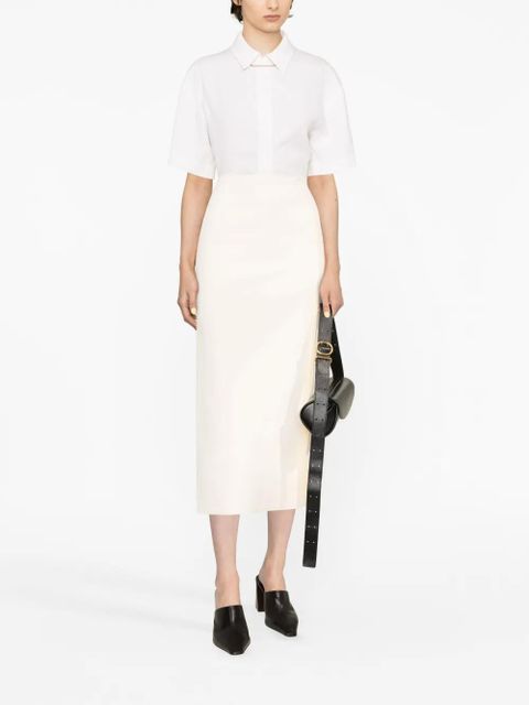 Jil Sander wrap midi skirt - Neutrals - zdjęcie produktu nr 2