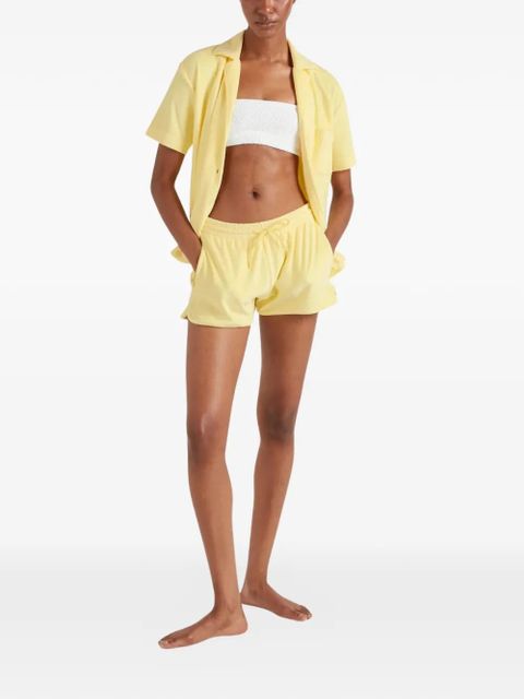 Hunza G towelling short-sleeve shirt - Yellow - zdjęcie produktu nr 2