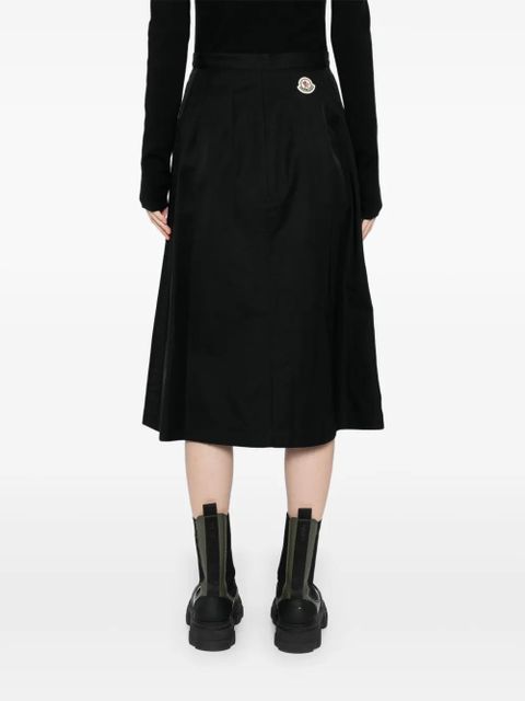 Moncler button-up midi skirt - Black