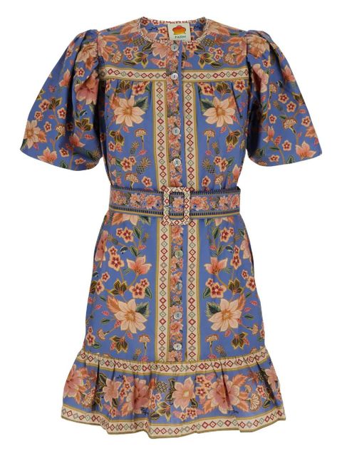FARM Rio Superbloom Tapestry dress - Blue - zdjęcie produktu nr 1