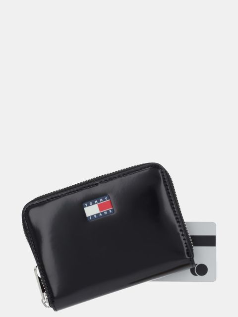 Tommy Jeans portfel damski kolor czarny AW0AW18090 - zdjęcie produktu nr 2