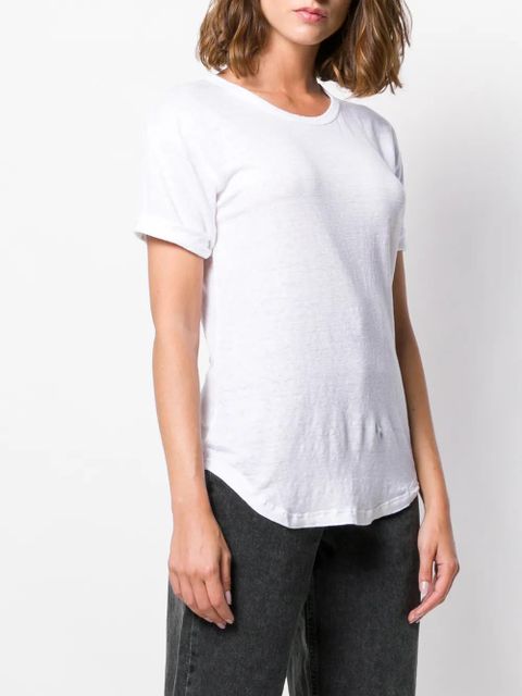 MARANT ÉTOILE short-sleeve fitted T-Shirt - White