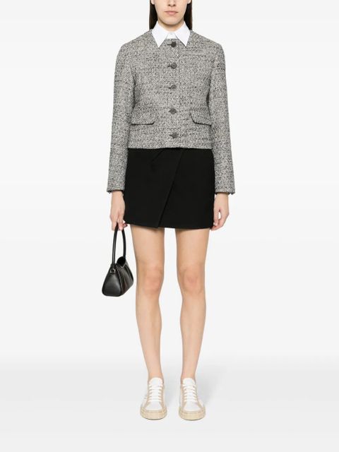 Golden Goose bouclé cropped jacket - Black