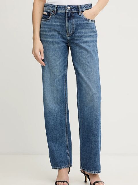 Calvin Klein Jeans jeansy damskie high waist LV047E704G - zdjęcie produktu nr 1