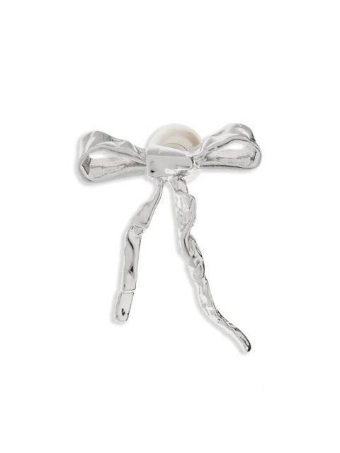 Marni bow-motif earrings - Silver
