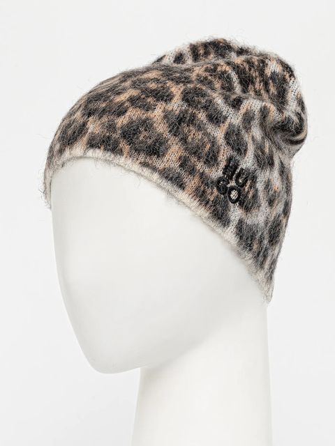 HUGO czapka z wełną kolor brązowy 50548743